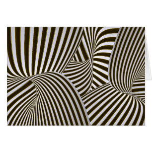 3D Twists Greeting Card