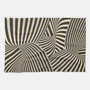 3D Twists Kitchen Towel