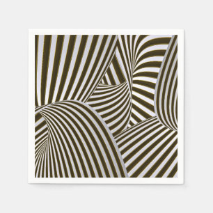 3D Twists Paper Napkin