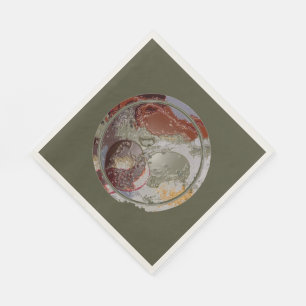 3D Vegetable Abstract Design Napkin