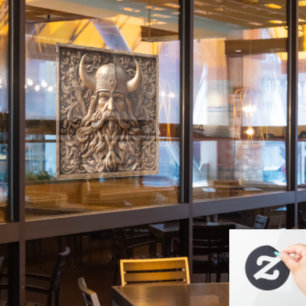 3D Viking Window Cling
