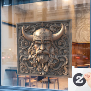 3D Viking Window Cling