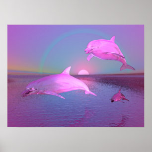 3D Water Fantasy Water Scene Poster