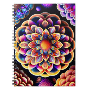 3D Whimsical Flower Notebook