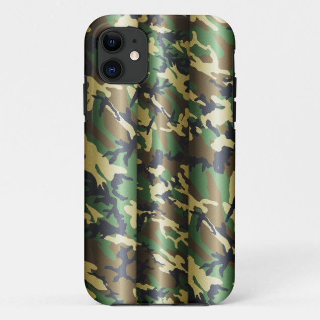 3D Woodland Camo Case-Mate iPhone Case (Back)