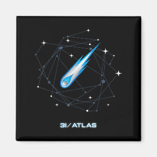 3i Atlas Interstellar Comet 2025 Space Astronomy  Magnet