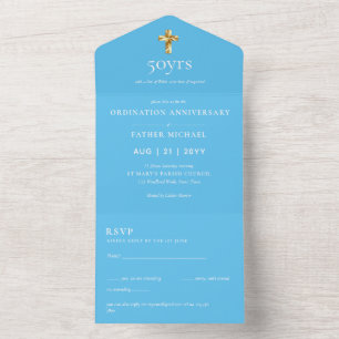 3in1 Ordination Anniversary INVITE and RSVP Priest