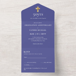 3in1 Ordination Anniversary INVITE and RSVP Priest