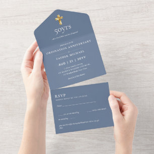 3in1 Ordination Anniversary INVITE and RSVP Priest