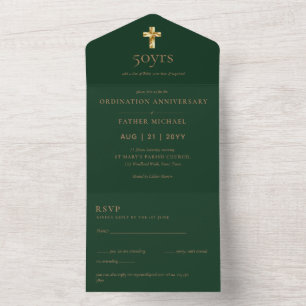 3in1 Ordination Anniversary INVITE and RSVP Priest