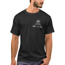3MF Triangle Illuminati Black Tee
