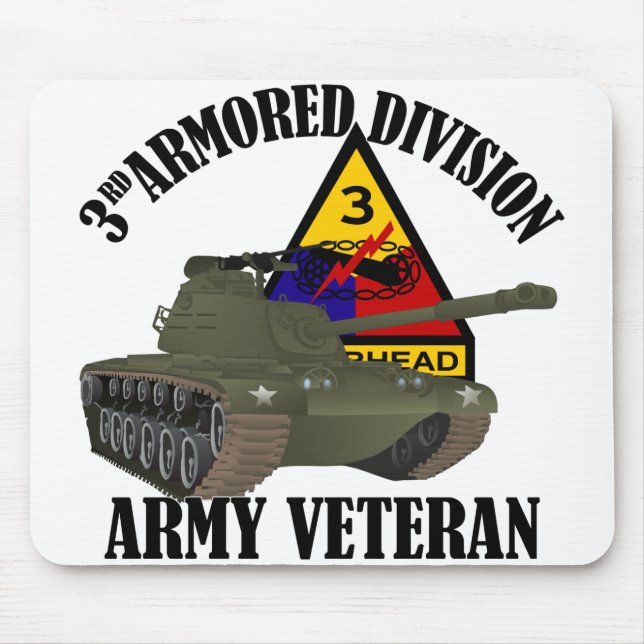 3rd AD Vet - M-48 Patton Tank Mouse Pad (Front)