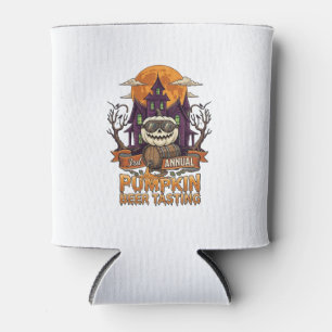 3rd Annual Pumpkin Beer Tasting Halloween Haunted Can Cooler