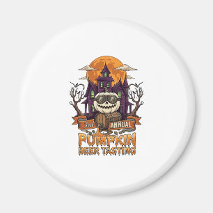 3rd Annual Pumpkin Beer Tasting Halloween Haunted Magnet