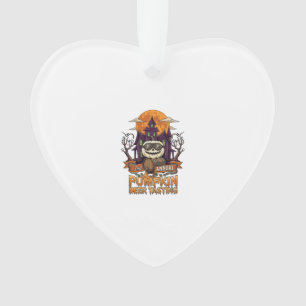 3rd Annual Pumpkin Beer Tasting Halloween Haunted Ornament