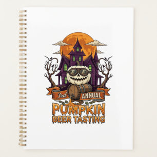 3rd Annual Pumpkin Beer Tasting Halloween Haunted Planner