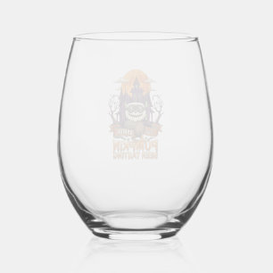 3rd Annual Pumpkin Beer Tasting Halloween Haunted Stemless Wine Glass
