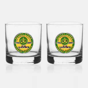 3rd Armored Cavalry Regiment ACR Desert Storm Whiskey Glass