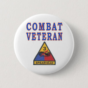 3rd ARMORED DIVISION 6 Cm Round Badge
