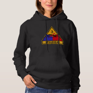 3rd Armored Division - US Military "Grunge" Women Hoodie