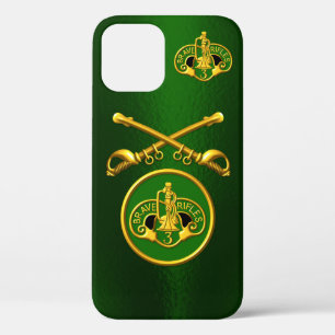 3rd Armoured Cavalry Crossed Sabres Customised iPhone 12 Case