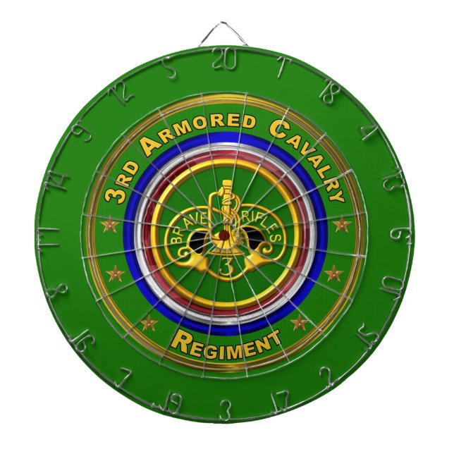 3rd Armoured Cavalry Regiment ACR Dartboard (Front)