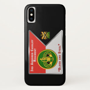 3rd Armoured Cavalry Regiment “Brave Rifles” iPhone X Case