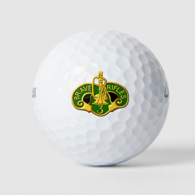 3rd Armoured Cavalry Regiment   Golf Balls (Front)