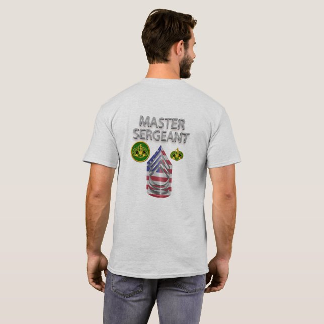 3rd Armoured Cavalry Regiment Master Sergeant T-Shirt (Back Full)