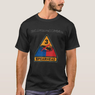 3rd Armoured Div Colour Design Spearhead design T T-Shirt