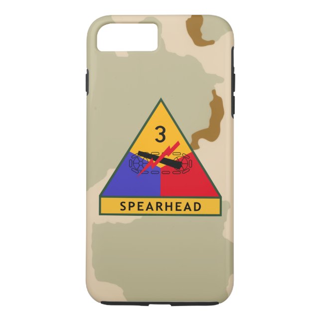 3rd Armoured Division "Spearhead" Desert Camo Case-Mate iPhone Case (Back)