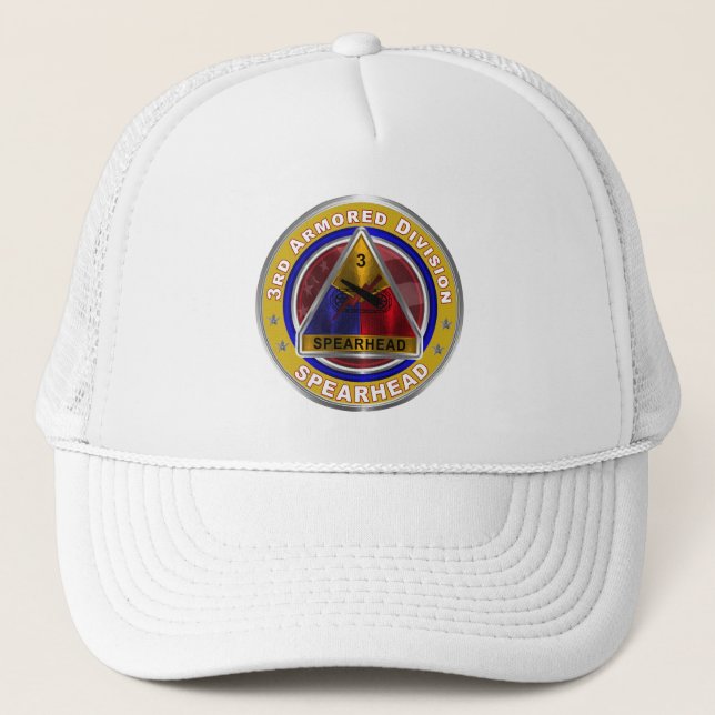 3rd Armoured Division “Spearhead” Trucker Hat (Front)