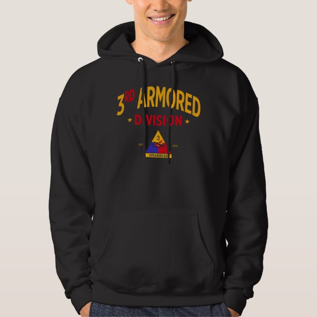 3rd Armoured Division - US Military Hoodie (Front)