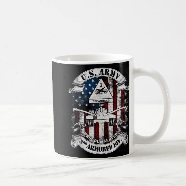 3rd Armoured Division Veteran 3rd Ad Spearhead Vin Coffee Mug (Right)