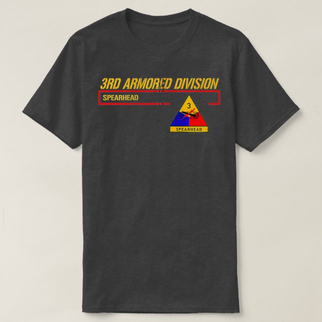 3rd Armoured Division Zip  T-Shirt (Design Front)