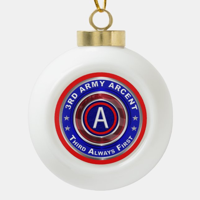 3rd Army ARCENT Christmas Ornament (Front)