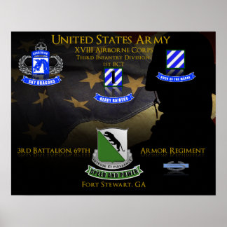 3rd Battalion, 69th Armour Regiment (3–69 AR) Poster