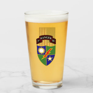 3rd Battalion - 75th Ranger Regiment - US Flag - Glass