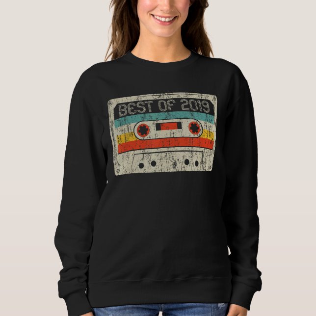 3rd Birthday  Best Of 2019 Cassette Tape 3 Years O Sweatshirt (Front)