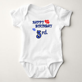 3rd Birthday Bodysuit