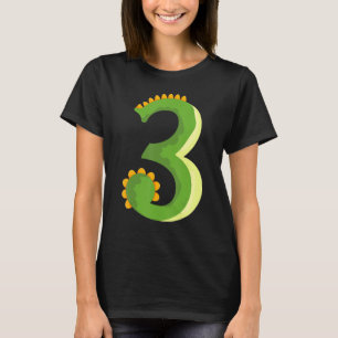 3rd Birthday Boy or Girl with Dinosaur, 3 Years Ol T-Shirt
