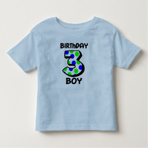 3rd Birthday Boy Shirt