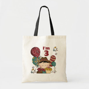 3rd Birthday Cowboy T-shirts and Gifts Tote Bag