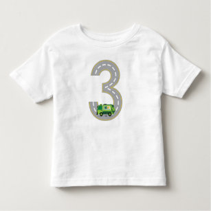 3rd Birthday Garbage Truck T-shirt
