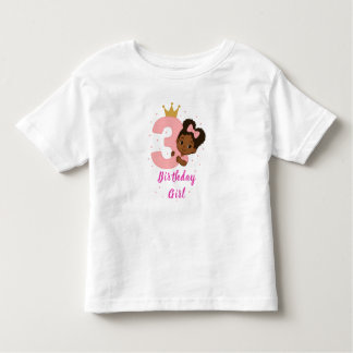 3rd Birthday Girl Shirt with Sweet Toddler