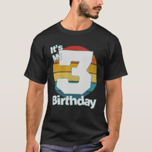 3Rd Birthday . It's My 3Rd Birthday 3 Year Old Bir T-Shirt
