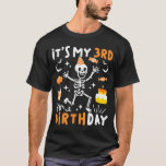 3rd birthday kids funny skeleton 3rd boo day T-Shirt<br><div class="desc">3rd birthday kids funny skeleton 3rd boo day halloween boys  - Men's T-shirt .3rd birthday kids funny skeleton 3rd boo day halloween boys  Men's T-shirt</div>