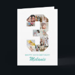 3rd Birthday Number 3 Photo Collage Personalised Card<br><div class="desc">Celebrate your little one's momentous 3rd Birthday with this cute card. It's a personalised photo collage birthday card that allows you to create a truly unique and memorable design. This customisable template lets you insert your own cherished photos, capturing the precious moments of your baby's year. This custom card is...</div>