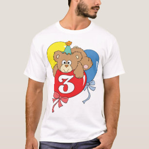 3rd Birthday Teddy Bear (2) T-Shirt