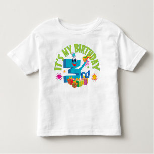 3rd Birthday Toddler T-Shirt